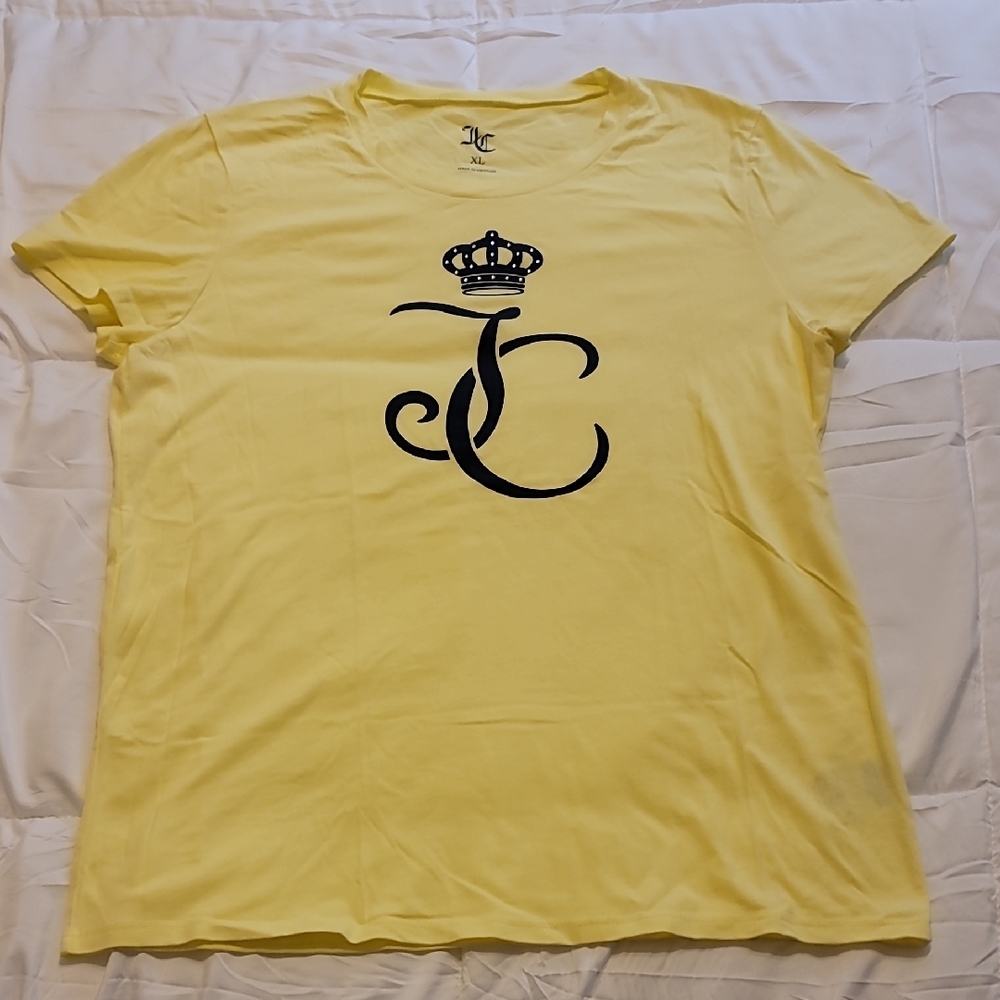 Yellow Juicy Couture Crown Women's Top